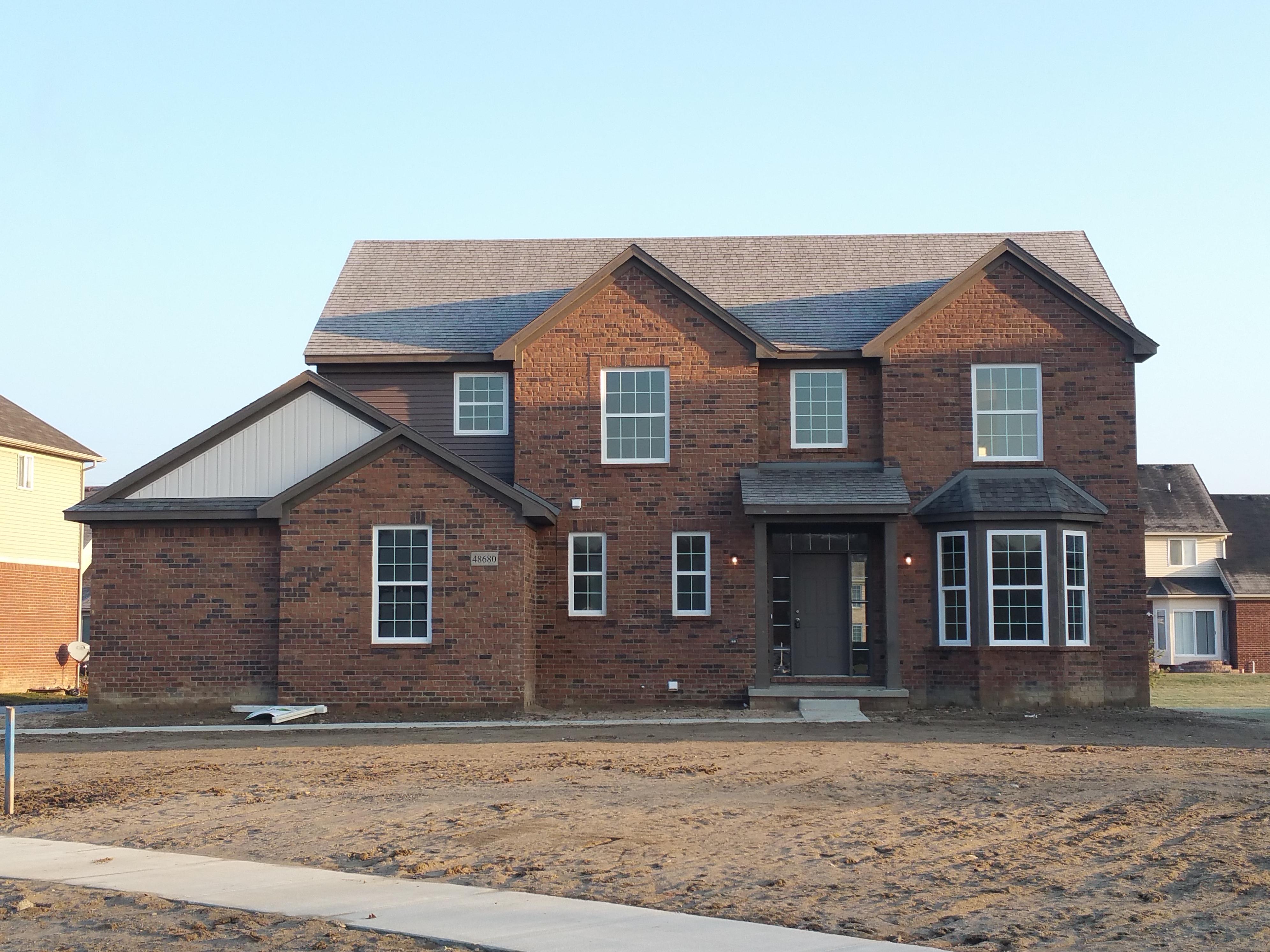 New Homes in Canton MI Exteriors Photo Gallery